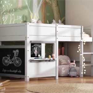 Kinderbett 90×200 Neu Jugendbett Bett Holzbett Spielbett Hochbett