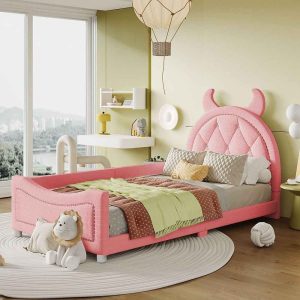 Kinderbett 90×200 Neu Jugendbett Bett Polsterbett Bettgestell