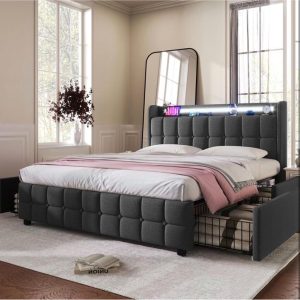 Doppelbett 180×200 Neu Polsterbett Bett Bettgestell Boxspringbett